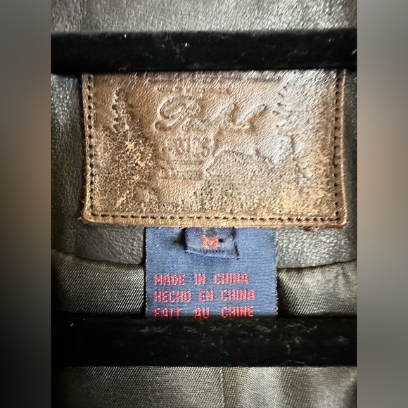 Ralph Lauren Dark Brown Leather Motorcycle Jacket - Picture 2 of 12